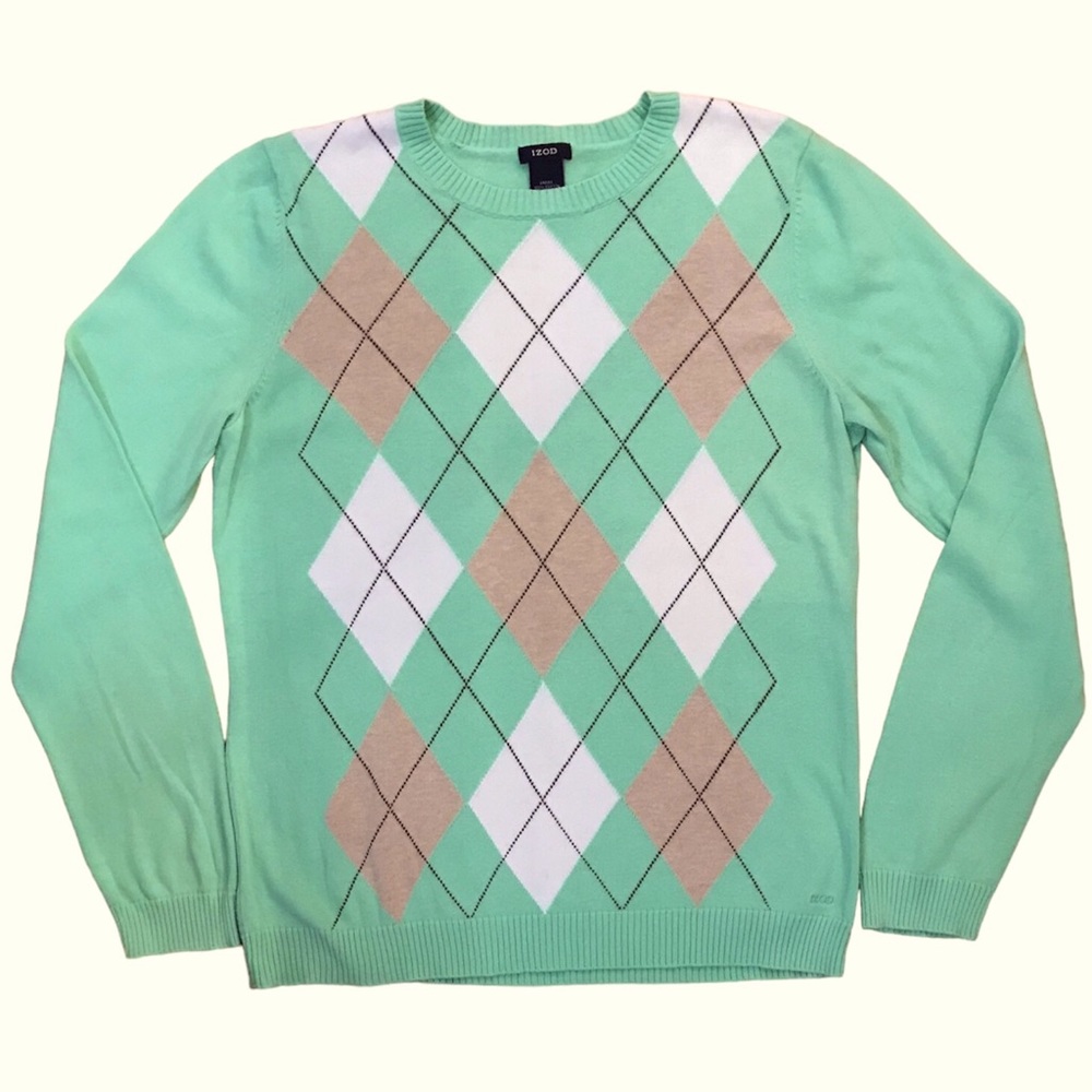 IZOD Argyle Light Sweater